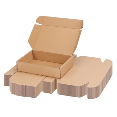 PHAREGE 9x6x2 inch Shipping Boxes Bulk 40 Pack Brown Tab Lock Tuck Top Mailer Boxes for Packaging Small Business Small Cardboard Gift Boxes for Wrapping Mailing Present