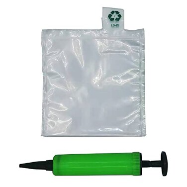 MIUPOO Miupoo Packaging Air BagsClear Plastic Inflatable Air Packaging Protector Bag with Free Pump CushionAir Inflatable Cushion Blocking Packaging Bag6x6 Inches50 Pieces