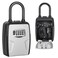 Fayleeko Portable Key Lock Box Lock Box Wall Mounted for House Key Car Keys 6 Key Capacity Weatherproof Resettable Code Grey 1