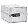 Lockabox Mini Small Lock Box with Combination Lock Half Letter Sized Mini Lockable Box for Small Medicines Snacks Mobile Phones External Size 88 x 61 x 47 Inches Crystal