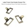 suiwotin 30pcs Card Catalog Drawer Pulls Antique Bronze File Label Card Holder Pull Handle Apothecary Drawer Pulls for Library Office Bookselves Cupboard Cabinet SmallFingerPull