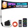Rayhome RAYHOME Dual Row P5 Huge Bright Advertising Programmable LED Sign 31x8 Flexible Digital Scrolling Light Sign Custom Text Message Pattern LED Display for Store Car Hotel
