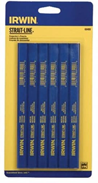 IRWIN Irwin Tools Carpenter Pencil Medium Lead 6Piece 66400