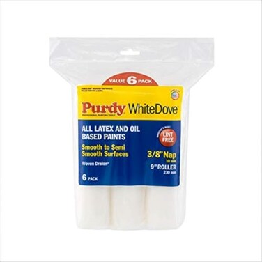 Purdy White Dove Roller Cover 9 x 38 in 6 count