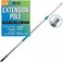 Better Boat Extension Pole Telescoping Rod 49 ft Extendable Deck Brush Handle Boat Hook Painters Stick 34 Universal End Twist Lock for Paint Rollers Mops and Long Reach Tasks