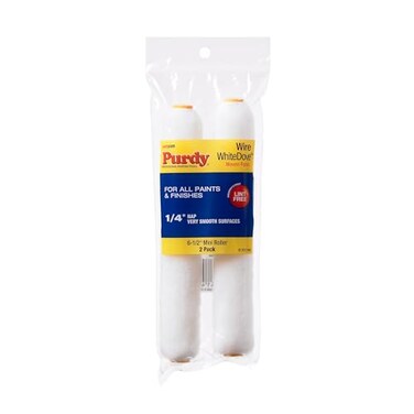 Purdy WhiteDove Wire Mini Roller 612 in x 14 in 2 count