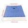 PZRT Stainless Steel Solder Paste Scraper 155mm Flat Squeegee Scraping Board for Grinding and Polishing Blue