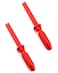 QWORK Chisel Scraper 2 Pack 78 Wheel Weight Remover NonMarring Plastic Scraper Remover Tool Kit for Adhesive Caulk Gasket Decals Emblem Moldings