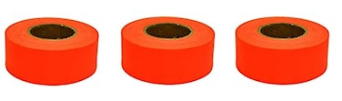 CH Hanson Fluorescent Orange Flagging Tape 3Pack