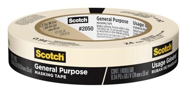 Scotch Greener Masking Tape 094 in x 60 Yard 2050 1 roll
