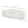 Command Medium Caddy Clear with 4 Clear Indoor Strips Organize DamageFree Pack of 2