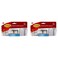 Command Medium Caddy Clear with 4 Clear Indoor Strips Organize DamageFree Pack of 2