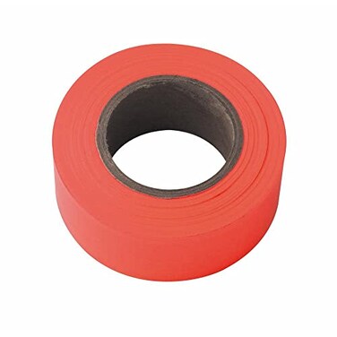 IRWIN Tools STRAITLINE Flagging Tape 150foot GloOrange 65602