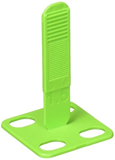 Miracle Sealants Levolution Pro Flat Spacer 116 Tile Leveling Spacing System for Lippage Control 50 Pieces