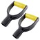 Jiozermi 2 Pcs Plastic Shovel D Grip Handle 32mm 126 Inner Diameter Spade for Digging Raking Tools Yellow