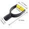 Jiozermi 2 Pcs Plastic Shovel D Grip Handle 32mm 126 Inner Diameter Spade for Digging Raking Tools Yellow