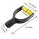 Jiozermi 2 Pcs Plastic Shovel D Grip Handle 32mm 126 Inner Diameter Spade for Digging Raking Tools Yellow