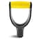 Jiozermi 2 Pcs Plastic Shovel D Grip Handle 32mm 126 Inner Diameter Spade for Digging Raking Tools Yellow