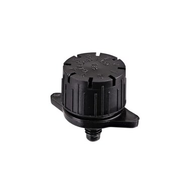 Raindrip R158CT Adjustable Flow Bubbler NonPressure Compensating Emitter FullCircle Pattern 8Stream Spray with 1032 Threaded Inlet 5Pack Black