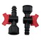 RLECS Barbed Ball Valve 2pcs 34 Internal Thread to 12 Hose Barb inLine Ball Valve ShutOff Switch Garden Hose Valves Micro Irrigation Pipe Water Switch Controller For Garden Lawn Agricultural