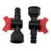 RLECS Barbed Ball Valve 2pcs 34 Internal Thread to 12 Hose Barb inLine Ball Valve ShutOff Switch Garden Hose Valves Micro Irrigation Pipe Water Switch Controller For Garden Lawn Agricultural