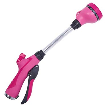Sprout 65103AMZ 8Pattern 15 Watering Wand and QuickConnect Product Adapter Amazon Bundle Raspberry Red
