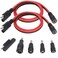 HCFeng 14AWG SAE to DC Power Cable with DC80965 355 254 1735 135MM SAE Polarity Reverse Adapter for Solar Panel Charger 2ft60cm 2pack
