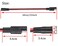 HCFeng 14AWG SAE to DC Power Cable with DC80965 355 254 1735 135MM SAE Polarity Reverse Adapter for Solar Panel Charger 2ft60cm 2pack
