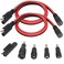 HCFeng 14AWG SAE to DC Power Cable with DC80965 355 254 1735 135MM SAE Polarity Reverse Adapter for Solar Panel Charger 2ft60cm 2pack