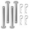 LEYURISE 4 Pack Grill Lid Assembly Hardware Kit Compatible with Weber Genesis Summit Models Grills Replace 88206