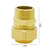 Vkinman 2Pack NPT Brass Natural Gas Quick Connect Adapter Kit 34 Grill Propane Conversion Connector