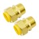 Vkinman 2Pack NPT Brass Natural Gas Quick Connect Adapter Kit 34 Grill Propane Conversion Connector