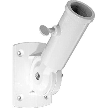 PRIME-LINE PrimeLine U 10256 1 In Diecast White Adjustable Flag Pole Holder Single Pack