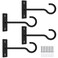 QTJUST 4Pack 4inch Wall Hook for Hanging Plant Bracket