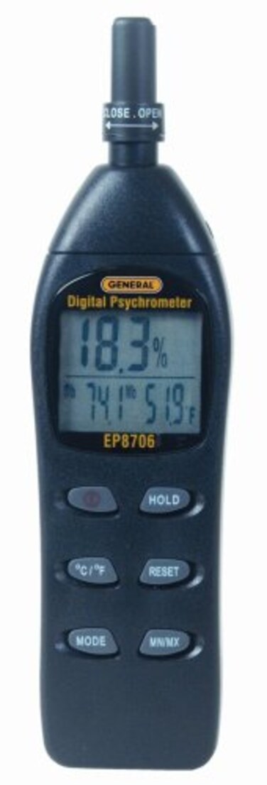General Tools EP8706 Digital Psychrometer Black