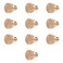 BLUECELL Bluecell World BCP 10PCS 1024 Screw Thread Brass Misting Nozzle Plug for Outdoor Cooling System