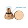 BLUECELL Bluecell World BCP 10PCS 1024 Screw Thread Brass Misting Nozzle Plug for Outdoor Cooling System