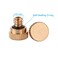 BLUECELL Bluecell World BCP 10PCS 1024 Screw Thread Brass Misting Nozzle Plug for Outdoor Cooling System
