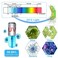 TAISHAN 3W Mini Aquarium Algae Removal Light With Timer Waterproof Green Clear Light for Fish Tank Pond Swimming Pool