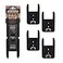 StealthMounts Tool Holder Compatible with Ridgid 18V 4 Pack Black Locking Tool Mounts Made in the UK