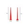 lasenersm 2 Pieces Cones Nozzles Caulking Nozzle Caulk Nozzle Applicator Caulking Nozzle Tips Replacement Extension Red