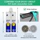 Zyklonix Dual Caulking GunEpoxy Gun for 135 fl oz400 ml11 Mix RatioManual Dual Component Adhesive Applicator with Mixing NozzlesGreen
