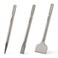 ZELCAN Chisel Set with SDS Max Shanks 3pc SDS Max Chisel Drill Bit Set with Flat Point Scaling Chisels 12 Rotary Hammer Drill Bit Home Improvement Tools for Concrete Stone Tile Floor Removal