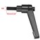 uxcell M6 x 16mm Handle Adjustable Clamping Lever Thread Push Button Ratchet Male Threaded Stud Knobs Locking Rotating Screw Handles Quick Release Bolt Black 4pcs