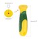 HARFINGTON 6pcs Rubber File Handle 327 Inch Round Hole Ergonomic Handles for Chainsaw File