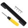 RDEXP Suitcase Handle Replacement Parts 115B Replacement for B115 Black Metal Plastic