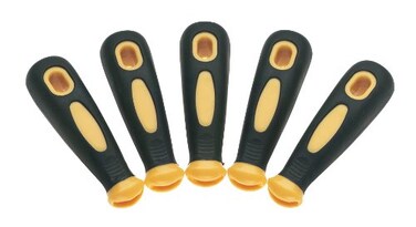 Woodstock D3111 Rubber File Handle Rectangular Hole 5Piece