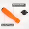 ZELARMAN 2 PCS Chainsaw Round File Handle Chainsaw File Plastic Handle with Adjustable Fastening Nut 02 inch Hole for Metal File Screwdriver