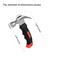 cSeao 2Pack Small Camping Claw Hammer 8oz Teal Magnetic Hammer