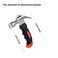 cSeao 2Pack Small Camping Claw Hammer 8oz Teal Magnetic Hammer